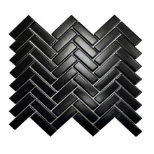 Load image into Gallery viewer, RTPM-297 chevron negro matt 31.6X27.7