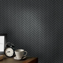 Load image into Gallery viewer, RTPM-297 chevron negro matt 31.6X27.7