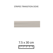 Load image into Gallery viewer, STRIPES TRANSITION DOVE 7.5X30