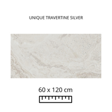 Load image into Gallery viewer, UNIQUE TRAVERTINE SILVER