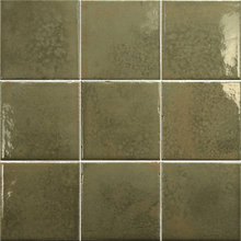 Load image into Gallery viewer, BOHEMIAN BRONZE GREEN 10X10