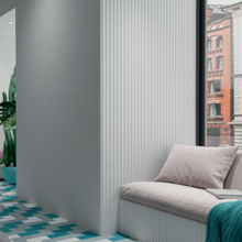 Load image into Gallery viewer, STRIPES ICE WHITE MATT 7.5X30