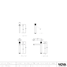Load image into Gallery viewer, Monomando Lavabo Alto Futura, Noir Radiance
