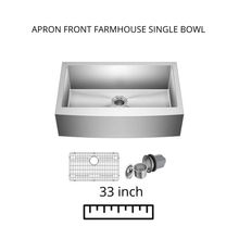 Load image into Gallery viewer, KHF200-33 - Standart PRO 33" Apron Front Farmhouse Single Bowl
