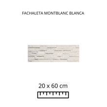 Load image into Gallery viewer, FACHALETA MONTBLANC BLANCA
