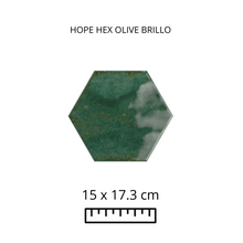 Load image into Gallery viewer, HOPE HEX OLIVE 15X17.3
