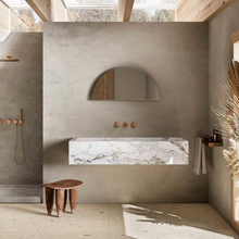 Load image into Gallery viewer, MUEBLE DE BAÑO TRACE LAVABO 130X55X25 CAPRAIA HONED
