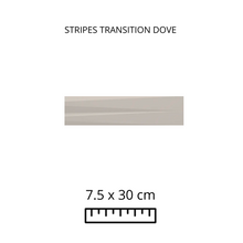 Load image into Gallery viewer, STRIPES TRANSITION DOVE 7.5X30

