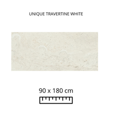 Load image into Gallery viewer, UNIQUE TRAVERTINE WHITE 90X180
