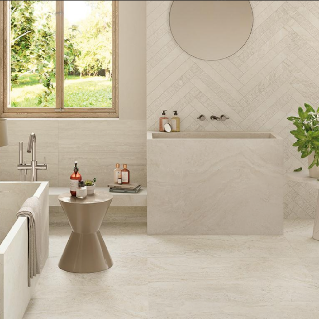 UNIQUE TRAVERTINE MINIMAL WHITE 60X120