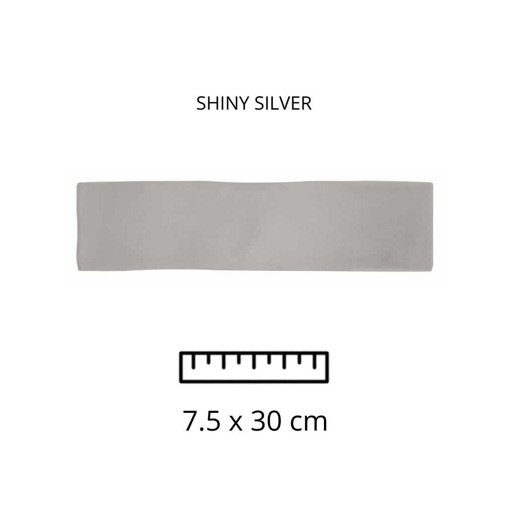 Shiny Silver 7,5x30