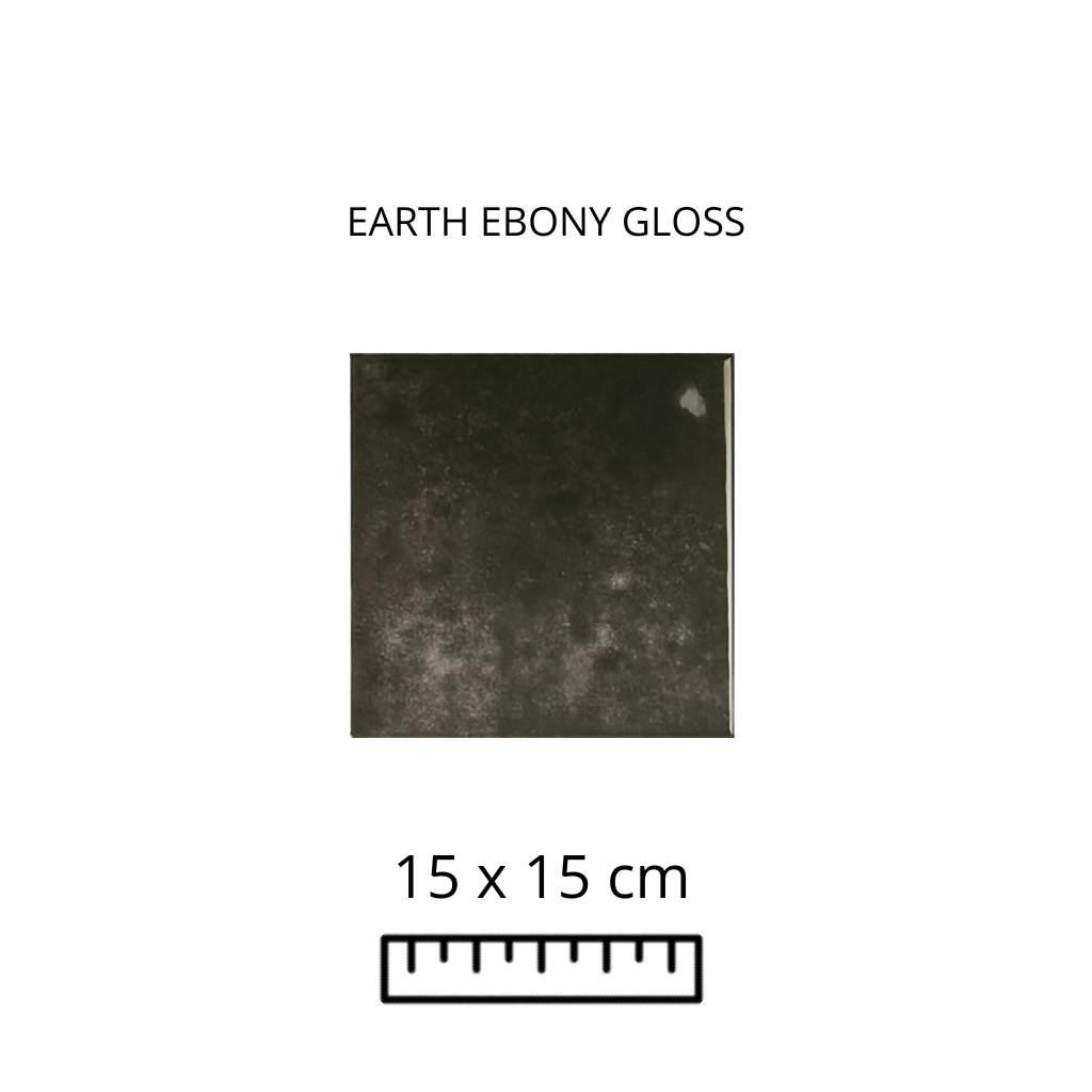 EARTH EBONY GLOSS 15X15